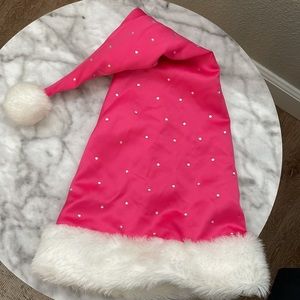 Hot pink sexy Santa hat
